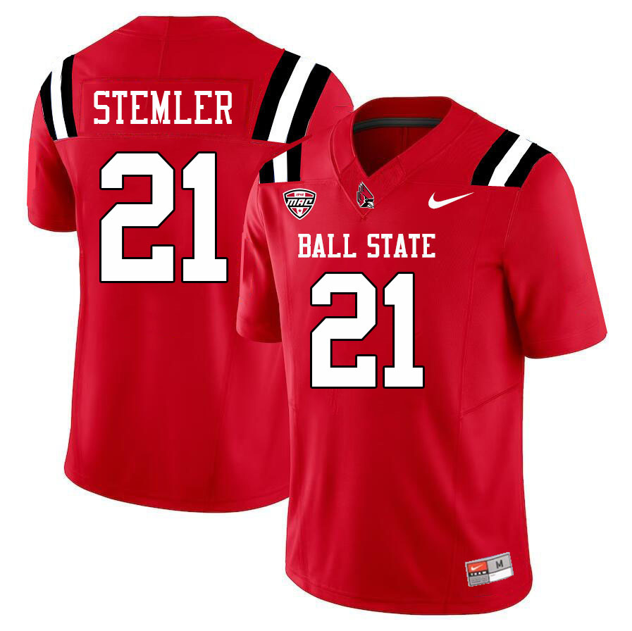 Joey Stemler Ball State Jersey,Ball State Cardinals #21 Joey Stemler Jersey Youth College-Cardinal